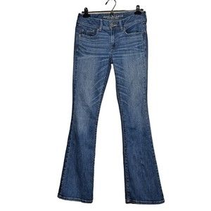 American Eagle Outfitters Jeans Womens Size 4 Kick Boot Low Rise Denim 28x31
